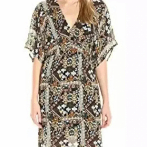 James & Erin V-neck Maxi Boho Dress Size M fall - Picture 4 of 11